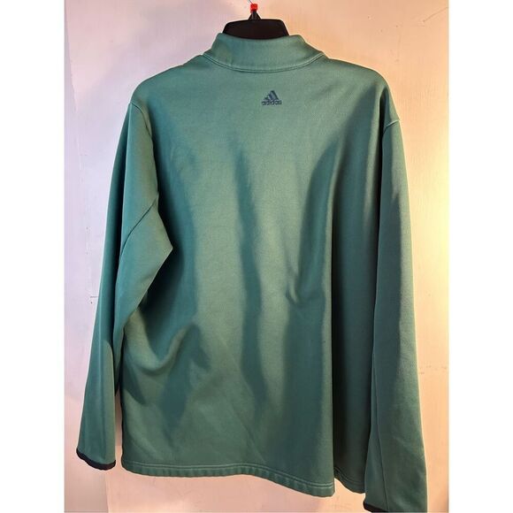 Adidas 1/4 zipper pullover sweatshirt green xl - Picture 5 of 9